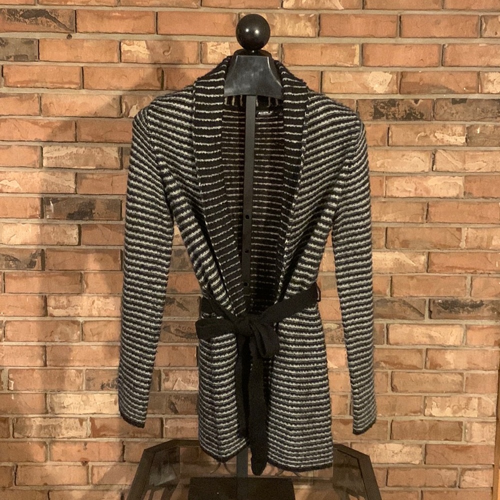 Allen B by Allen Schwartz Shawl Collar Cardigan with belt size small